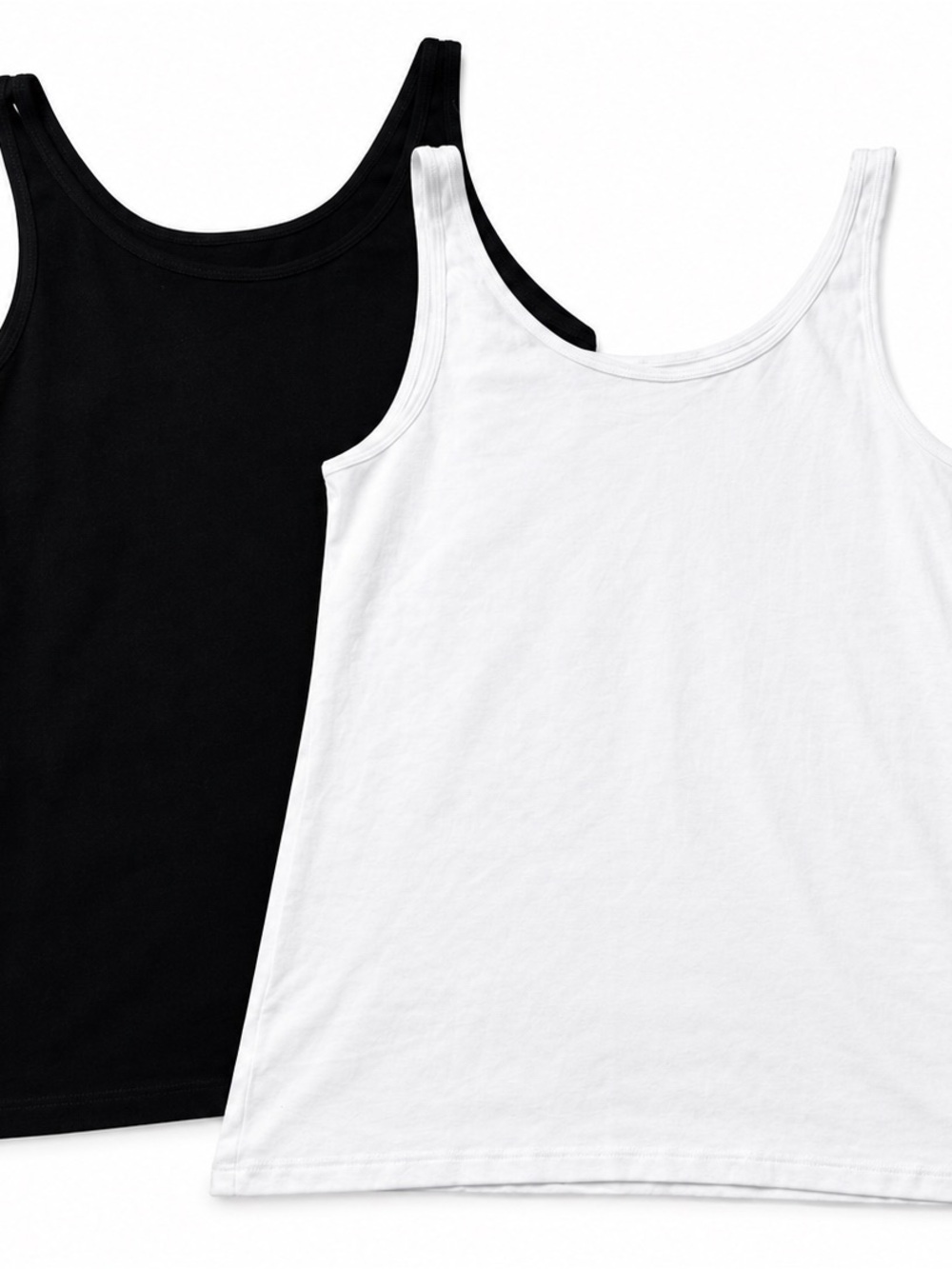GAP Black and White Cotton Tank Top Set
